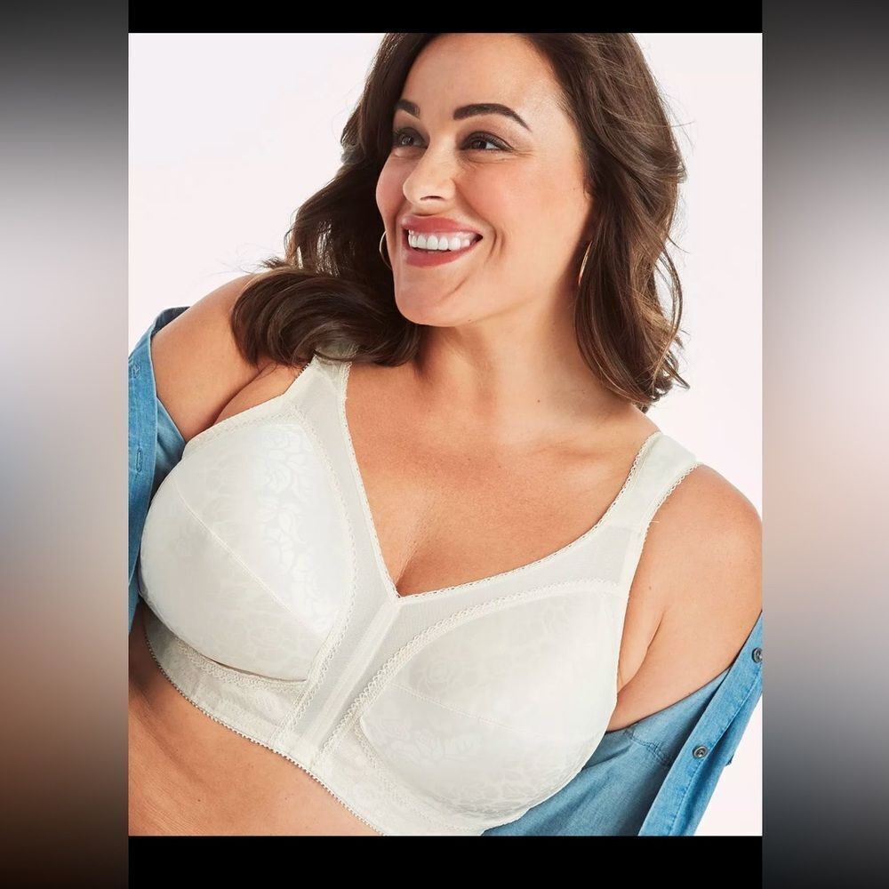Playtex Playtex 18 Hour 4693 Ultimate Shoulder Comfort Wirefree Bra 40DDD